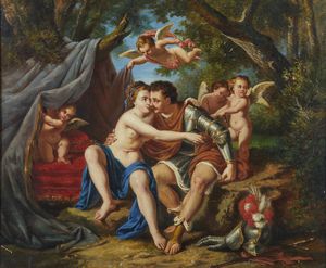 ARTISTA DEL XIX SECOLO - Venere e Marte