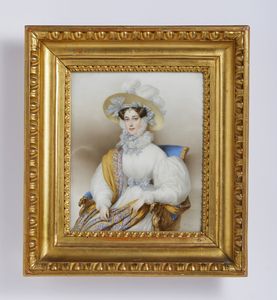 ENDER JOAHNN NEPOMUK (1793 - 1854) : Da un modello di. Ritratto di Maria Anna Carolina Pia di Savoia, Principessa di Sardegna e imperatrice consorte d'Austria  - Asta Asta 502 | ARTE ANTICA E DEL XIX SECOLO Online - Associazione Nazionale - Case d'Asta italiane