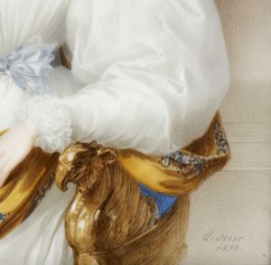 ENDER JOAHNN NEPOMUK (1793 - 1854) : Da un modello di. Ritratto di Maria Anna Carolina Pia di Savoia, Principessa di Sardegna e imperatrice consorte d'Austria  - Asta Asta 502 | ARTE ANTICA E DEL XIX SECOLO Online - Associazione Nazionale - Case d'Asta italiane