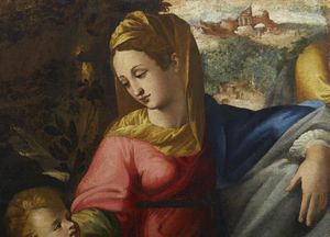 ARTISTA TOSCANO DEL XVI SECOLO : Madonna col Bambino  - Asta Asta 502 | ARTE ANTICA E DEL XIX SECOLO Online - Associazione Nazionale - Case d'Asta italiane