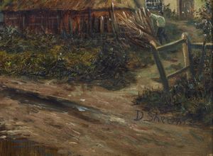 SHERRIN DANIEL (1868 - 1940) : Paesaggio nel Surrey  - Asta Asta 502 | ARTE ANTICA E DEL XIX SECOLO Online - Associazione Nazionale - Case d'Asta italiane