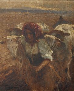 TODESCHINI PIERO (1888 - 1945) : Trittico del mondo agreste  - Asta Asta 502 | ARTE ANTICA E DEL XIX SECOLO Online - Associazione Nazionale - Case d'Asta italiane