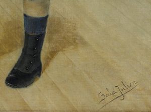 ARTISTA DEL XIX-XX SECOLO : Ritratto di fanciullo abbigliato alla marinara  - Asta Asta 502 | ARTE ANTICA E DEL XIX SECOLO Online - Associazione Nazionale - Case d'Asta italiane