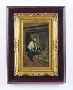 CASTELLI FILIPPO (1859 - 1932) : Chierichetto  - Asta Asta 502 | ARTE ANTICA E DEL XIX SECOLO Online - Associazione Nazionale - Case d'Asta italiane