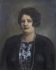 MORZENTI NATALE  (1884 - 1947) - Ritratto femminile