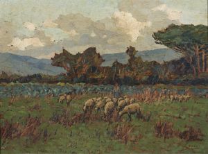 LOMI GIOVANNI (1889 - 1969) - Grigio invernale