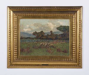 LOMI GIOVANNI (1889 - 1969) : Grigio invernale  - Asta Asta 502 | ARTE ANTICA E DEL XIX SECOLO Online - Associazione Nazionale - Case d'Asta italiane