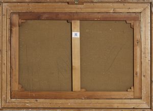 GIGNOUS LORENZO (1862 - 1958) : Paesaggio montano con case e personaggi  - Asta Asta 502 | ARTE ANTICA E DEL XIX SECOLO Online - Associazione Nazionale - Case d'Asta italiane