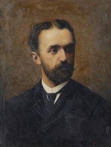 GROSSO GIACOMO (1860 - 1938) - Ritratto maschile