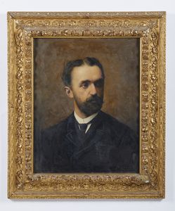 GROSSO GIACOMO (1860 - 1938) : Ritratto maschile  - Asta Asta 502 | ARTE ANTICA E DEL XIX SECOLO Online - Associazione Nazionale - Case d'Asta italiane