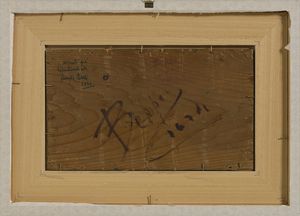 CIARDI BEPPE (1875 - 1932) : Attribuito a. Paesaggio lacustre  - Asta Asta 502 | ARTE ANTICA E DEL XIX SECOLO Online - Associazione Nazionale - Case d'Asta italiane