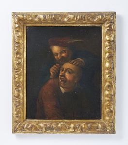 ARTISTA FIAMMINGO DEL XVII SECOLO : Un barbiere che cura un uomo  - Asta Asta 502 | ARTE ANTICA E DEL XIX SECOLO Online - Associazione Nazionale - Case d'Asta italiane