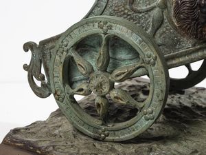 CAMPAJOLA (XIX-XX SECOLO) TOMMASO : Biga romana  - Asta Asta 502 | ARTE ANTICA E DEL XIX SECOLO Online - Associazione Nazionale - Case d'Asta italiane