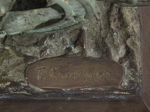 CAMPAJOLA (XIX-XX SECOLO) TOMMASO : Biga romana  - Asta Asta 502 | ARTE ANTICA E DEL XIX SECOLO Online - Associazione Nazionale - Case d'Asta italiane