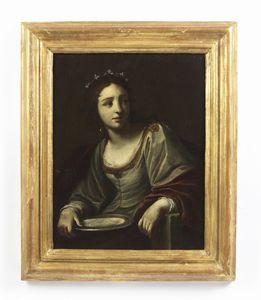 ARTISTA TOSCANO DEL XVII SECOLO : Santa Lucia  - Asta Asta 502 | ARTE ANTICA E DEL XIX SECOLO Online - Associazione Nazionale - Case d'Asta italiane