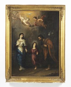 ARTISTA DEL XVII SECOLO : Il ritorno della Sacra Famiglia dall'Egitto  - Asta Asta 502 | ARTE ANTICA E DEL XIX SECOLO Online - Associazione Nazionale - Case d'Asta italiane