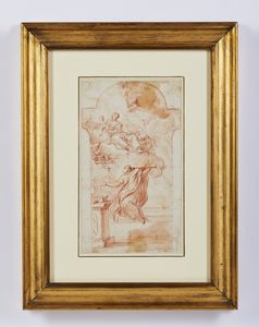 MAGNASCO ALESSANDRO (1667 - 1749) : San Filippo Neri e la visione della Vergine  - Asta Asta 502 | ARTE ANTICA E DEL XIX SECOLO Online - Associazione Nazionale - Case d'Asta italiane