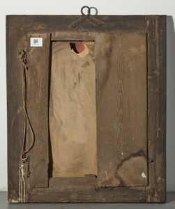 MANIFATTURA DEL XVII-XVIII SECOLO : Cornice in legno ebanizzato con specchio  - Asta Asta 502 | ARTE ANTICA E DEL XIX SECOLO Online - Associazione Nazionale - Case d'Asta italiane