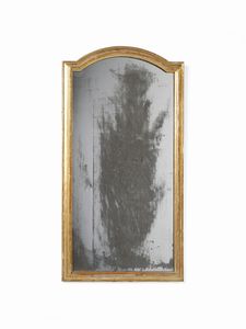 MANIFATTURA DEL XVIII-XIX SECOLO - Specchiera in legno dorato e sagomato