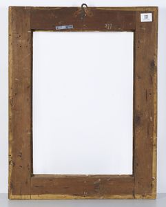 MANIFATTURA DEL XX SECOLO : Cornice in legno intagliato, dorato e parzialmente ebanizzato in stile seicentesco  - Asta Asta 502 | ARTE ANTICA E DEL XIX SECOLO Online - Associazione Nazionale - Case d'Asta italiane