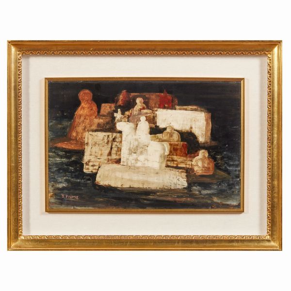 Salvatore Fiume : SALVATORE FIUME  - Asta ARTE MODERNA E CONTEMPORANEA - Associazione Nazionale - Case d'Asta italiane