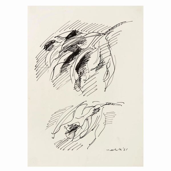 Ennio Morlotti : ENNIO MORLOTTI  - Asta ARTE MODERNA E CONTEMPORANEA - Associazione Nazionale - Case d'Asta italiane