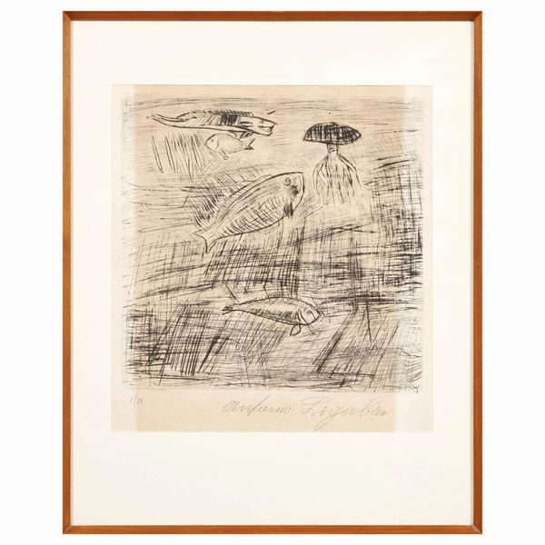 Antonio Ligabue : ANTONIO LIGABUE  - Asta ARTE MODERNA E CONTEMPORANEA - Associazione Nazionale - Case d'Asta italiane