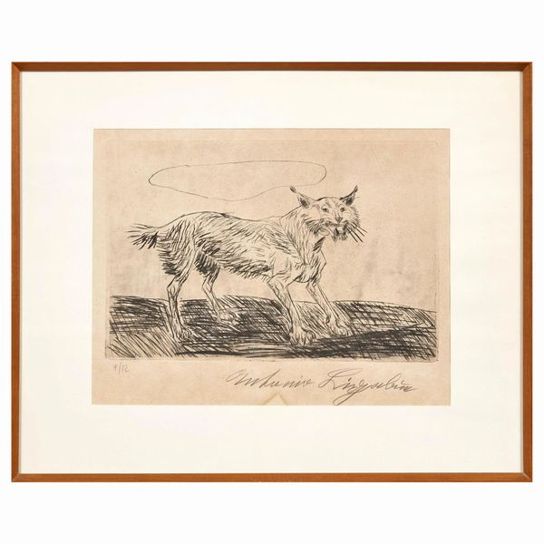 Antonio Ligabue : ANTONIO LIGABUE  - Asta ARTE MODERNA E CONTEMPORANEA - Associazione Nazionale - Case d'Asta italiane