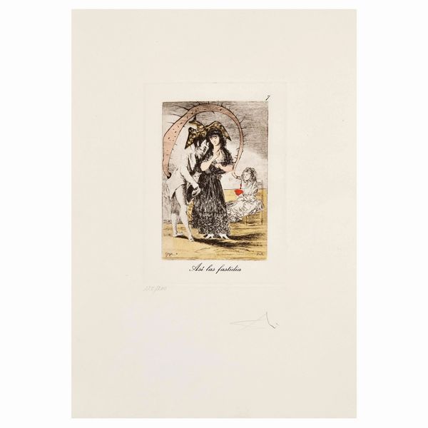 SALVADOR DALI' : SALVADOR DALI  - Asta ARTE MODERNA E CONTEMPORANEA - Associazione Nazionale - Case d'Asta italiane