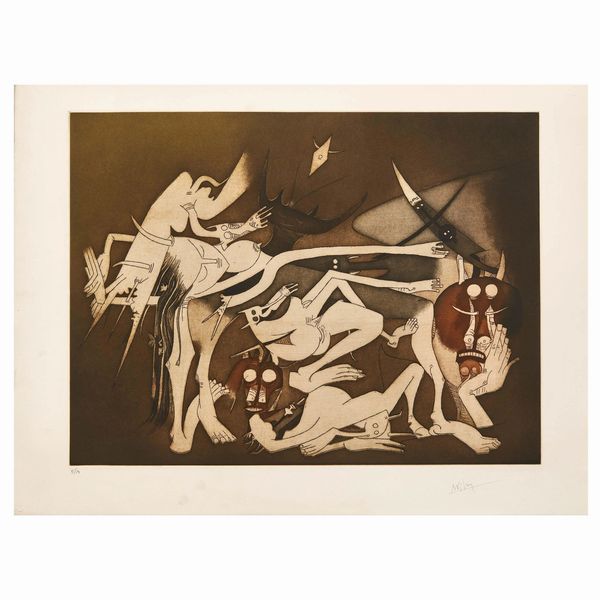 Wilfred Lam : WIFREDO LAM  - Asta ARTE MODERNA E CONTEMPORANEA - Associazione Nazionale - Case d'Asta italiane