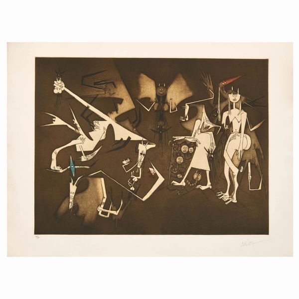 Wilfred Lam : WIFREDO LAM  - Asta ARTE MODERNA E CONTEMPORANEA - Associazione Nazionale - Case d'Asta italiane