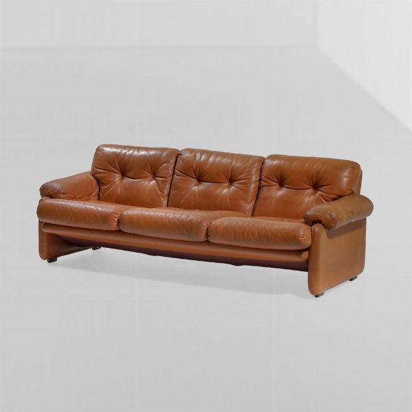 AFRA E TOBIA SCARPA : Divano mod. Coronado  - Asta Design Lab - Associazione Nazionale - Case d'Asta italiane