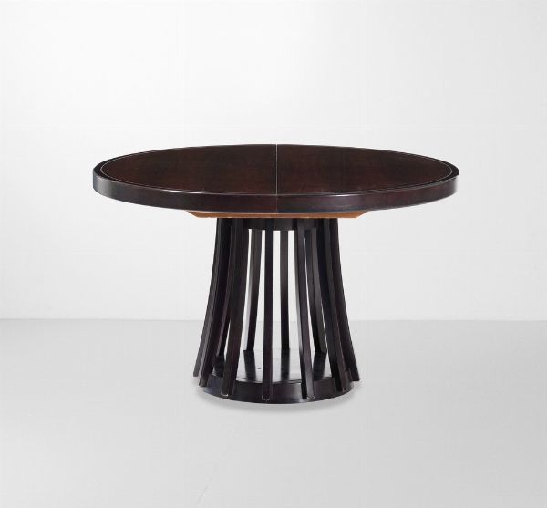 ANGELO MANGIAROTTI : Tavolo allungabile.  - Asta Design Lab - Associazione Nazionale - Case d'Asta italiane