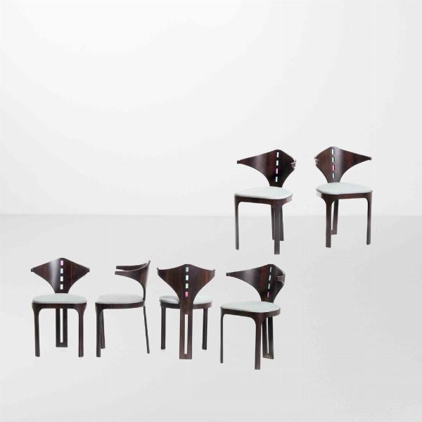 Sei sedie  - Asta Design Lab - Associazione Nazionale - Case d'Asta italiane