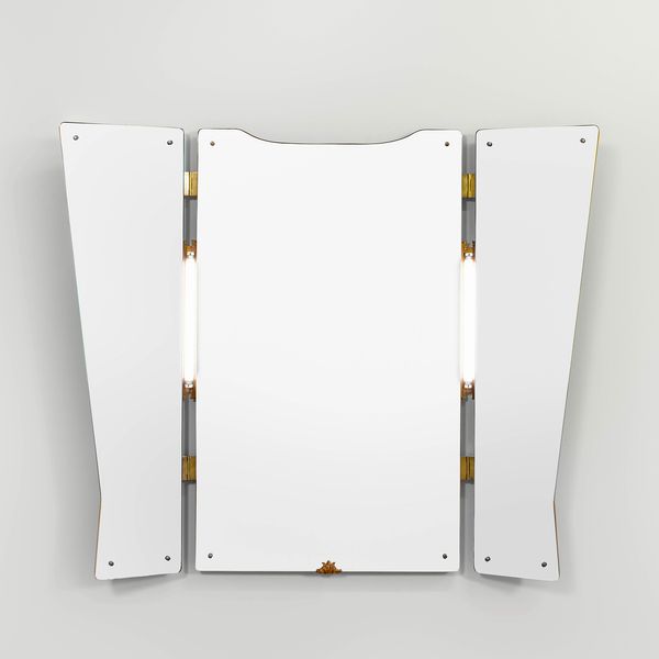 OSVALDO BORSANI : Specchiera a parete luminosa.  - Asta Design Lab - Associazione Nazionale - Case d'Asta italiane