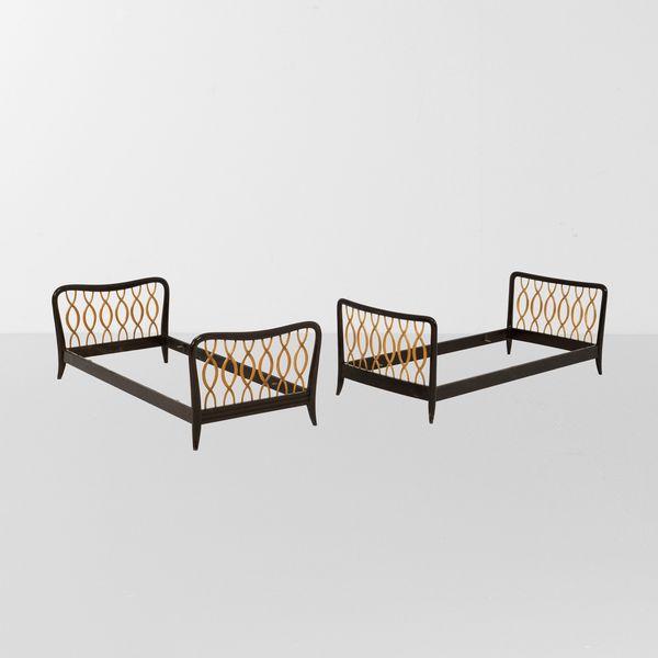 PAOLO BUFFA : Due letti singoli  - Asta Design Lab - Associazione Nazionale - Case d'Asta italiane