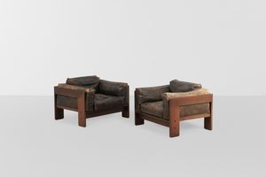 AFRA E TOBIA SCARPA : Salotto della serie Bastiano  - Asta Design Lab - Associazione Nazionale - Case d'Asta italiane