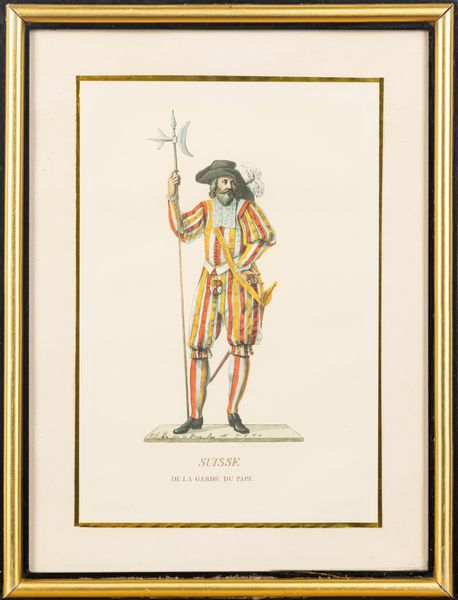 Lotto composto da quattro stampe raffiguranti costumi delle Guardie Svizzere  - Asta Incanti d'Arte - Associazione Nazionale - Case d'Asta italiane