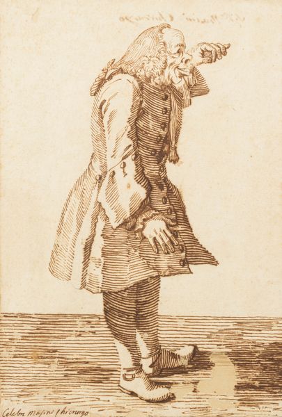 Due stampe raffiguranti caricature  - Asta Incanti d'Arte - Associazione Nazionale - Case d'Asta italiane