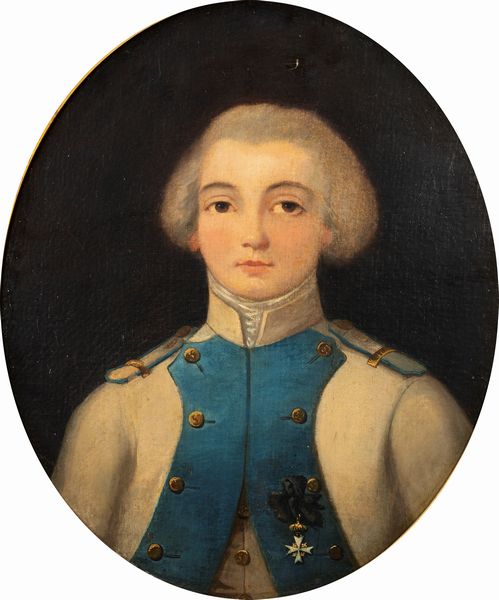 Scuola italiana, secolo XIX : Ritratto di giovane ufficiale a mezzo busto  - Asta Incanti d'Arte - Associazione Nazionale - Case d'Asta italiane