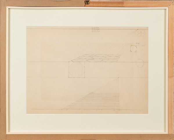 Ippolito Caffi : Studi di prospettiva  - Asta Incanti d'Arte - Associazione Nazionale - Case d'Asta italiane