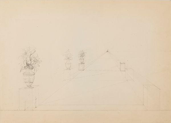 Ippolito Caffi : Studi di prospettiva  - Asta Incanti d'Arte - Associazione Nazionale - Case d'Asta italiane
