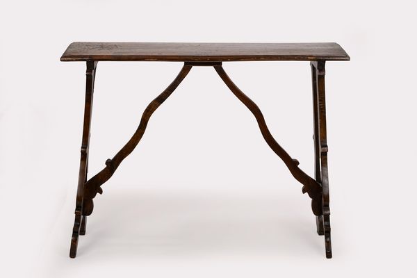 Console da parete in stile seicentesco in legno tinto  - Asta Incanti d'Arte - Associazione Nazionale - Case d'Asta italiane