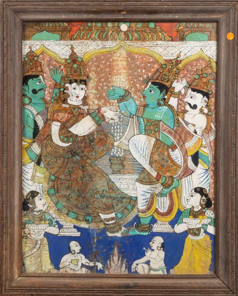 Due dipinti su vetro raffiguranti divinità indiane  - Asta Incanti d'Arte - Associazione Nazionale - Case d'Asta italiane