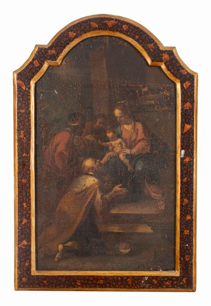 Scuola dell'Italia settentrionale, secolo XVII : Adorazione dei Magi  - Asta Incanti d'Arte - Associazione Nazionale - Case d'Asta italiane
