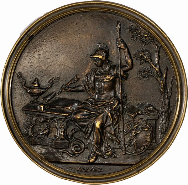 Lotto di nove medaglie commemorative in bronzo. Fine secolo XVII/metà secolo XVIII  - Asta Incanti d'Arte - Associazione Nazionale - Case d'Asta italiane