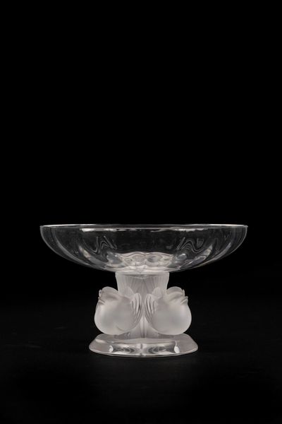 LALIQUE : Coppa Nogent in cristallo  - Asta Incanti d'Arte - Associazione Nazionale - Case d'Asta italiane