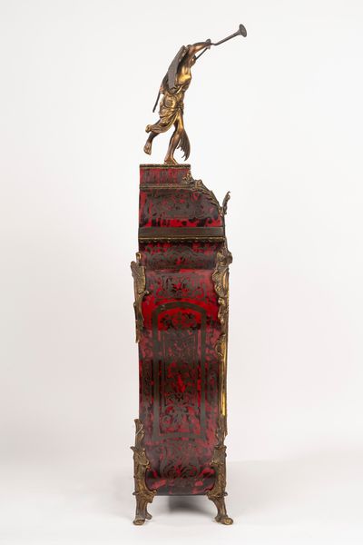 Pendola Cartel in stile Boulle in tartaruga e bronzo dorato, secolo XIX  - Asta Incanti d'Arte - Associazione Nazionale - Case d'Asta italiane