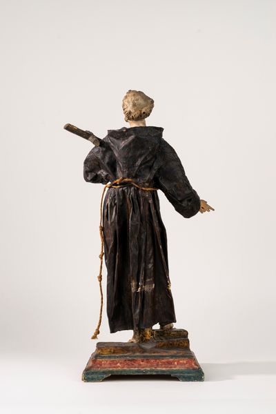 Scultura in cartapesta raffigurante San Francesco, secolo XVIII  - Asta Incanti d'Arte - Associazione Nazionale - Case d'Asta italiane