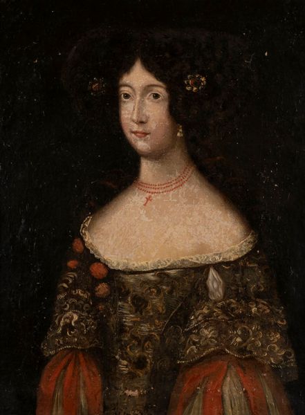 Scuola dell'Italia settentrionale, secolo XVII : Ritratto di gentildonna  - Asta Incanti d'Arte - Associazione Nazionale - Case d'Asta italiane